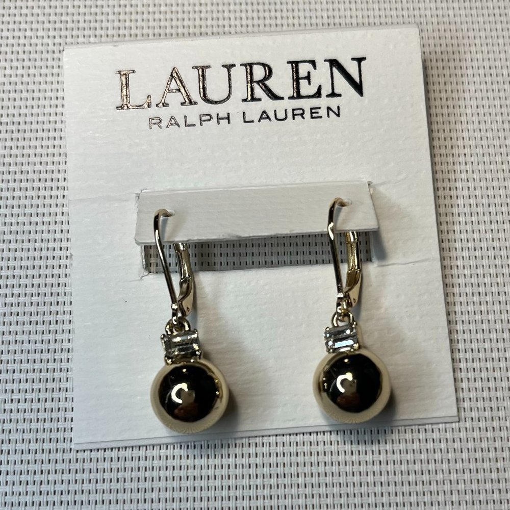 Lauren Ralph Lauren, Stone Bead Drop Earring